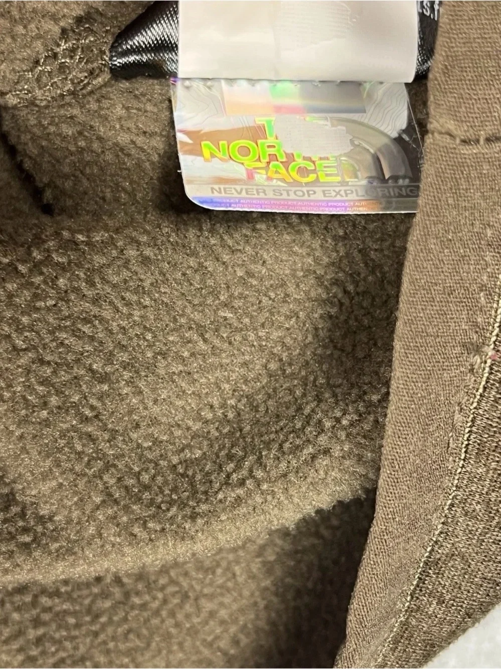 The North Face Olive Heather Quarter-Zip Pullover